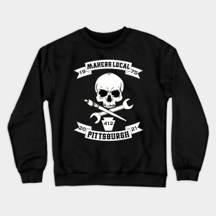 Makers Local 412 Black and White Crewneck Sweatshirt